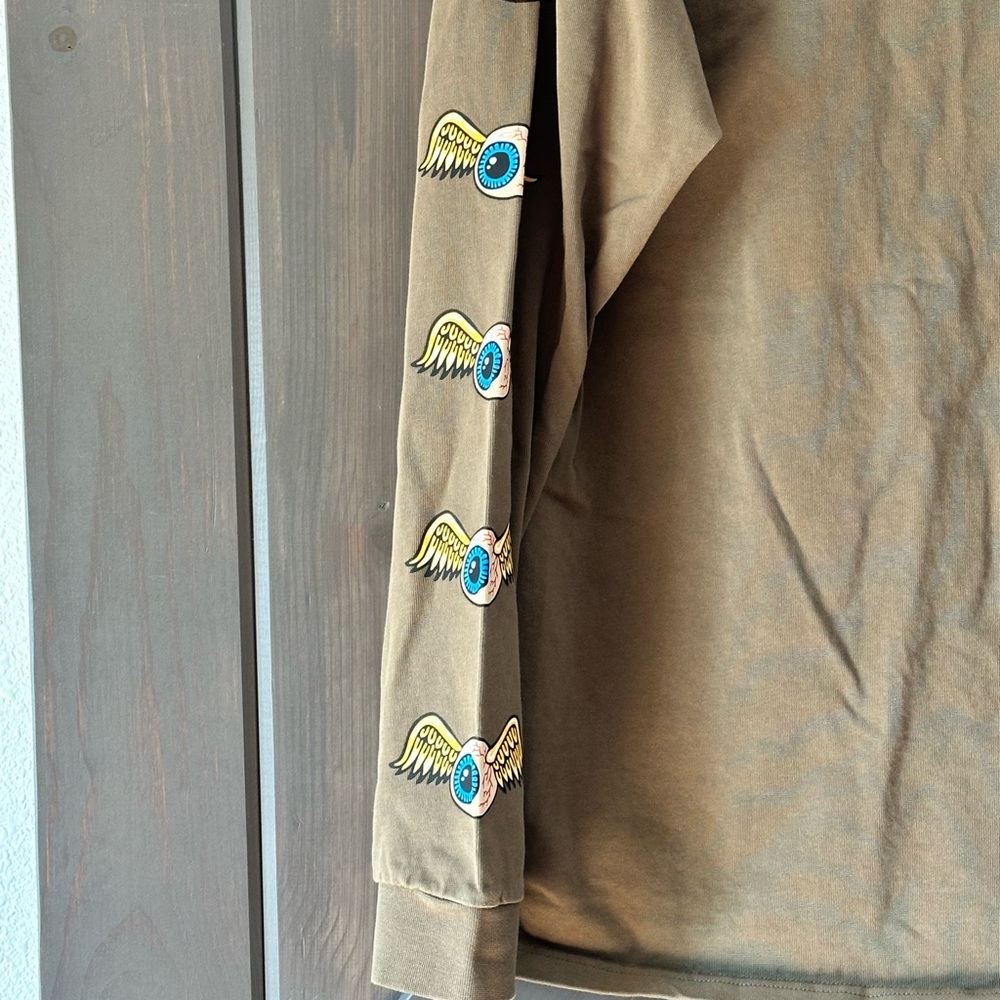 Von Dutch Khaki Green Long Sleeve Shirt - EUC - Picture 4 of 6